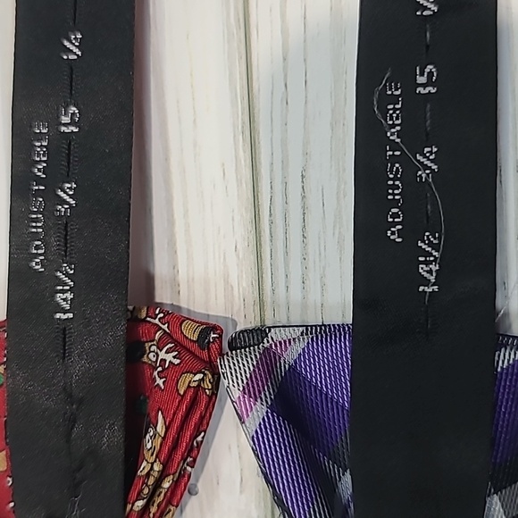 Little black tie adjustable bow tie - Picture 6 of 7